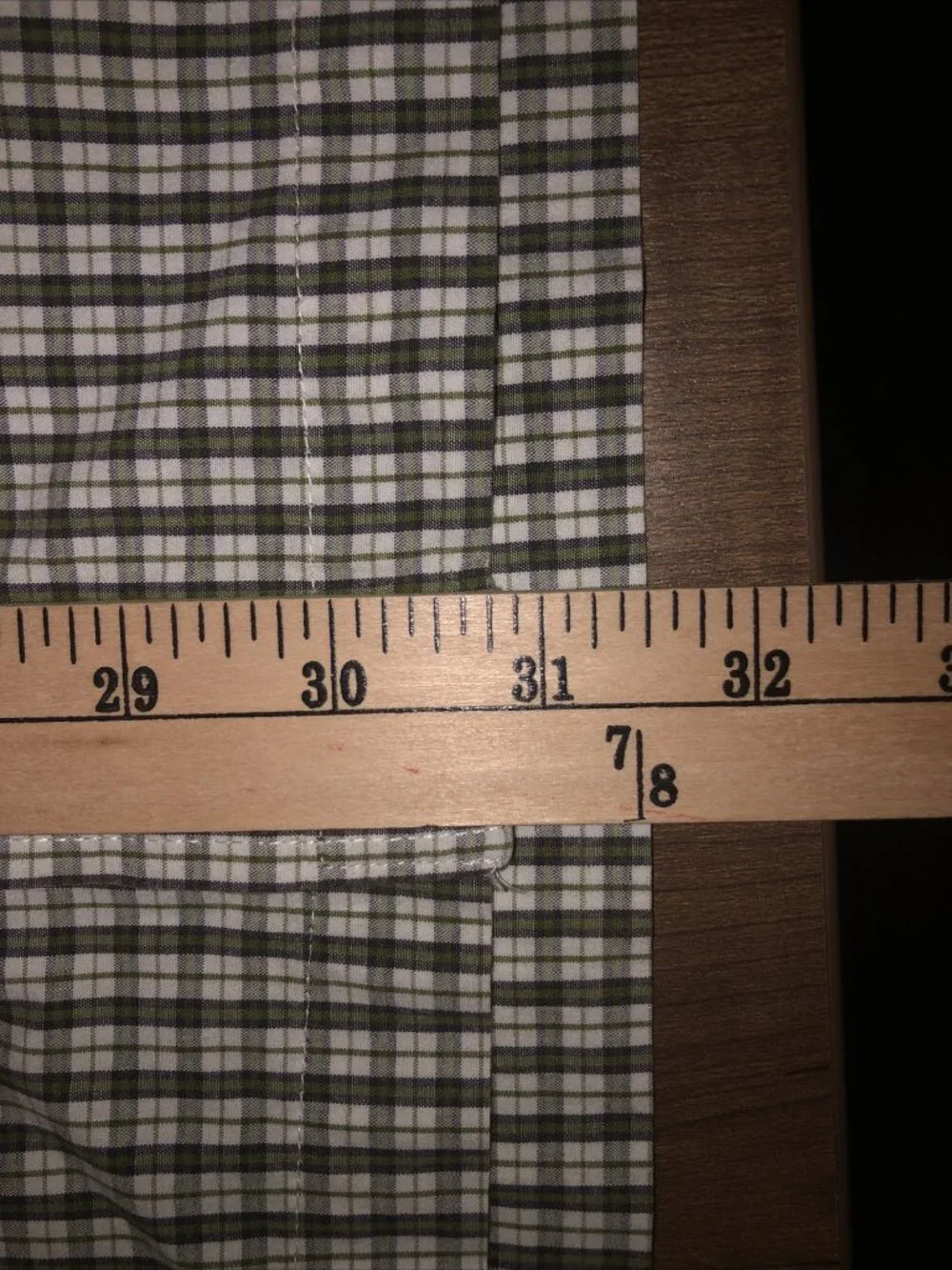 Levi Strauss Signature Green White Plaid Button Up Shirt Mens 2XL Casual